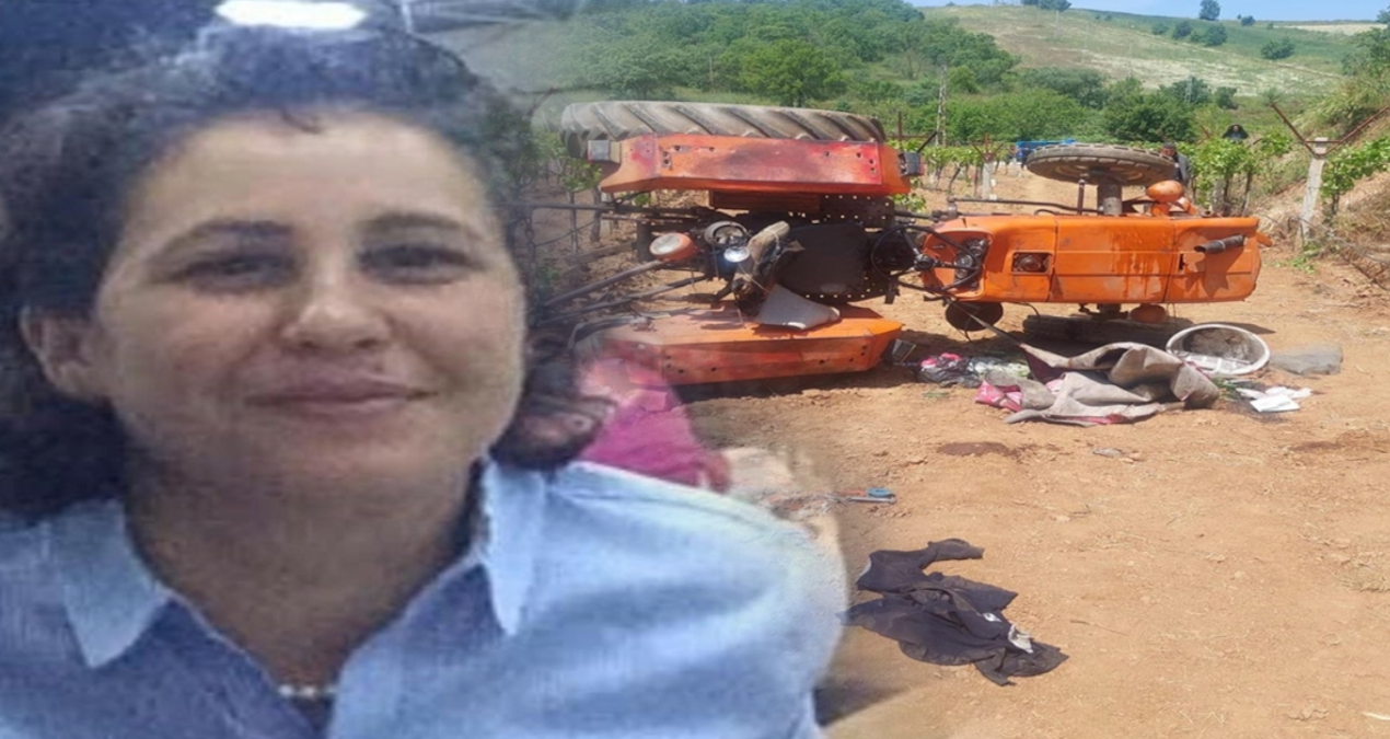 Traktör şarampole uçtu: Sürücü yaralandı, eşi öldü