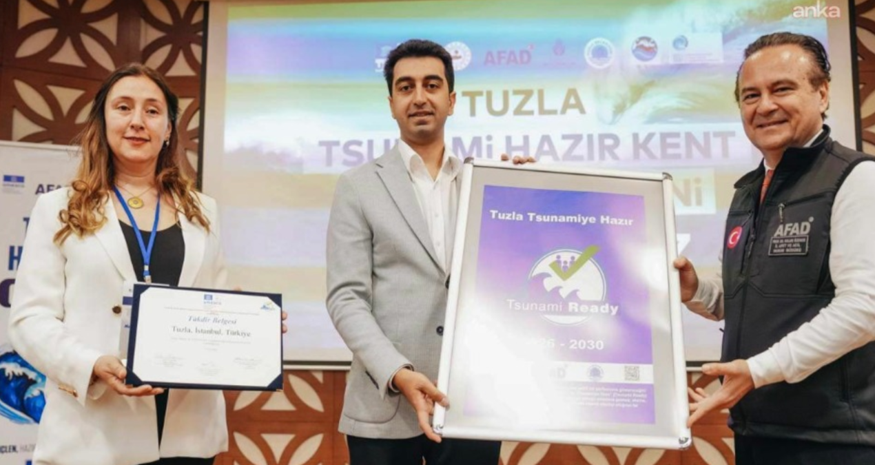 Tuzla’ya UNESCO tarafından “Tsunamiye Hazır Kent” sertifikası verildi