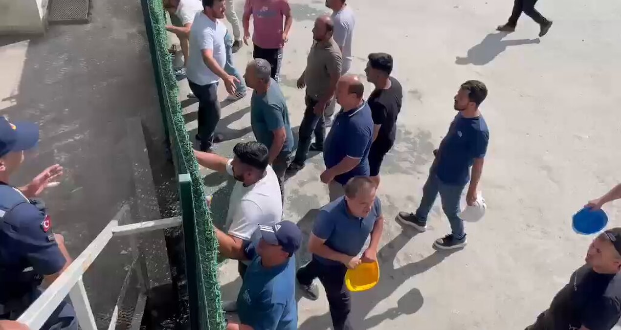 Edirne’de grevdeki madencilerin eyleminde silah sesleri