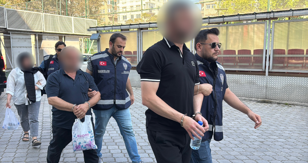 Samsun’da tefecilere kelepçe