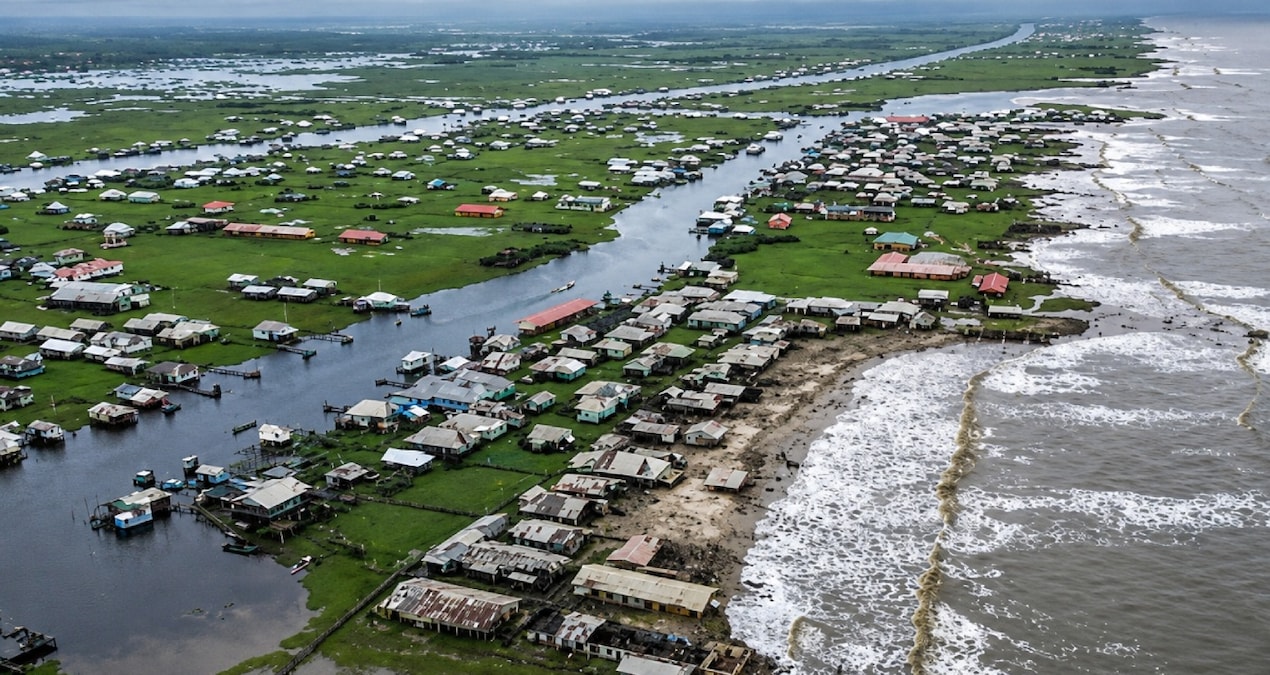 10 bin kişinin yaşadığı balıkçı kasabasını deniz yutuyor