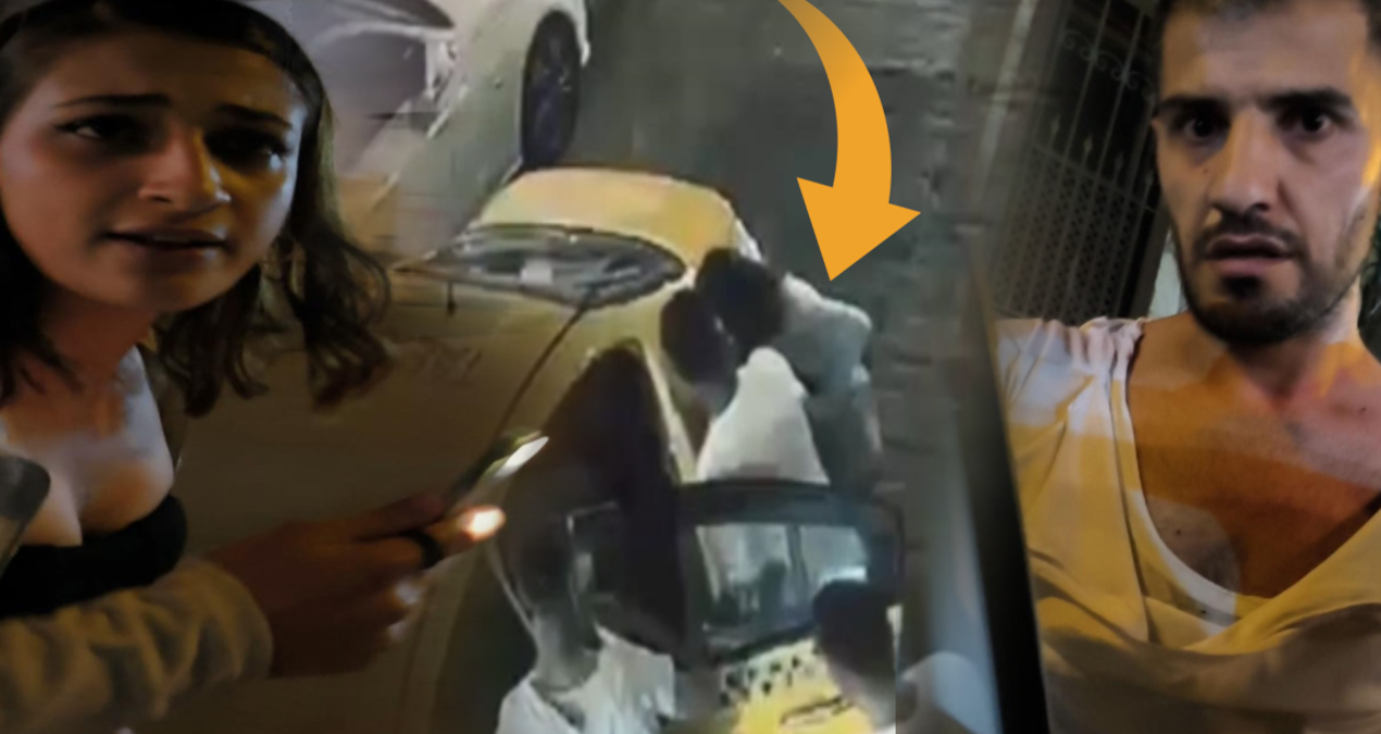 Karaköy’de turiste önce gasp sonra bıçak! Yeni görüntüler ortaya çıktı