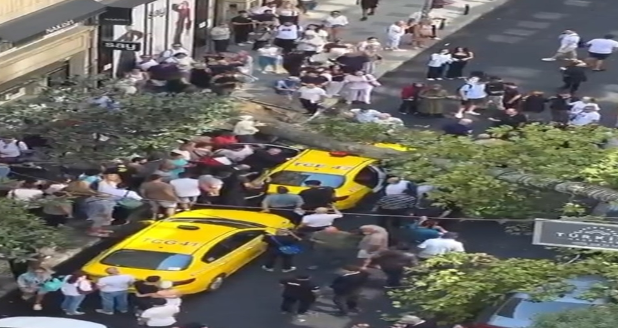 Şişli’de ağaç devrildi; yol trafiğe kapandı